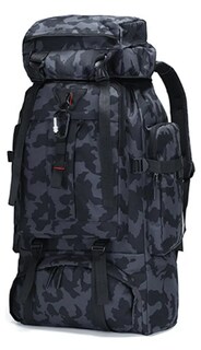 Foto 2 | Bolsa Xtellar Táctica Para Campar Y Montañismo Al Aire Libre De 80l Color Azul Oscuro