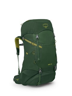 Foto 1 | Mochila De Mochilero Osprey Ace 38 L Para Niños Con Toldo Verde - Venta Internacional.