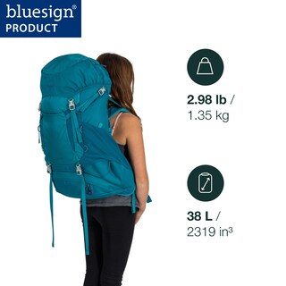 Foto 2 | Mochila De Mochilero Osprey Ace 38 L Para Niños Con Toldo Verde - Venta Internacional.
