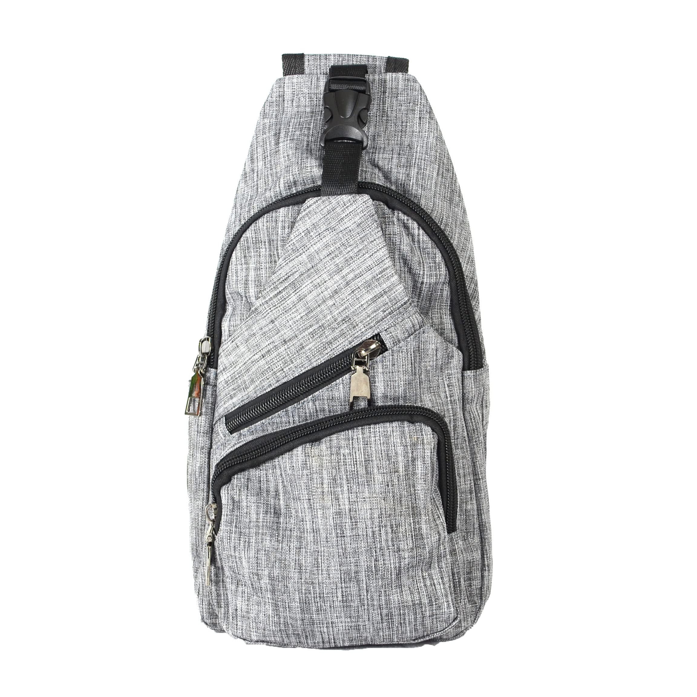 Foto 2 pulgar | Mochila Nupouch, Antirrobo, Bandolera, Gris - Venta Internacional.