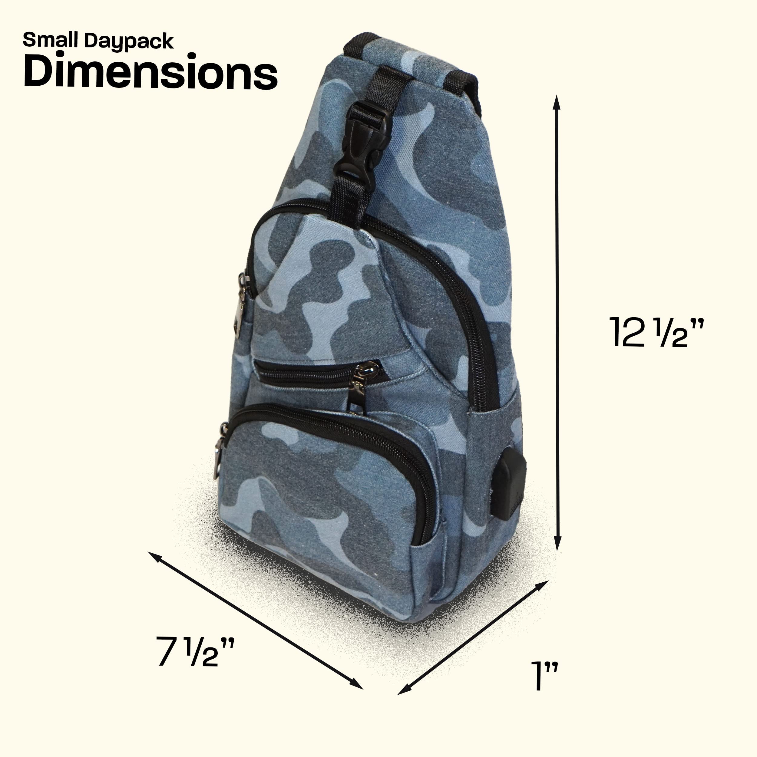 Foto 5 | Mochila Nupouch, Antirrobo, Bandolera, Gris - Venta Internacional.