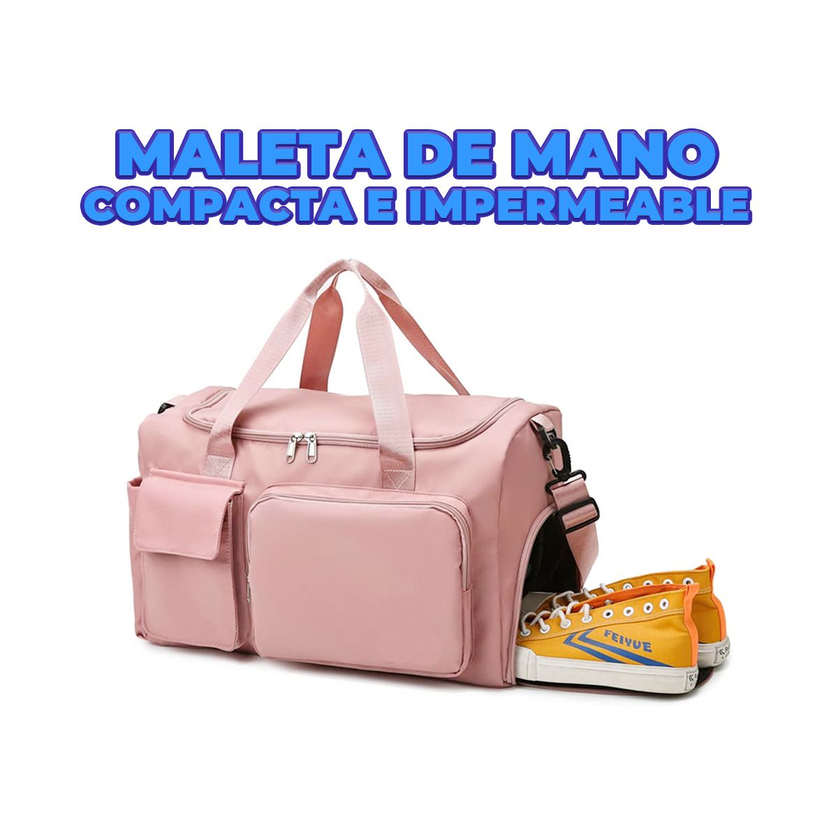 Foto 7 pulgar | Maleta De Viaje Impermeable Con Espacio Para Zapatos