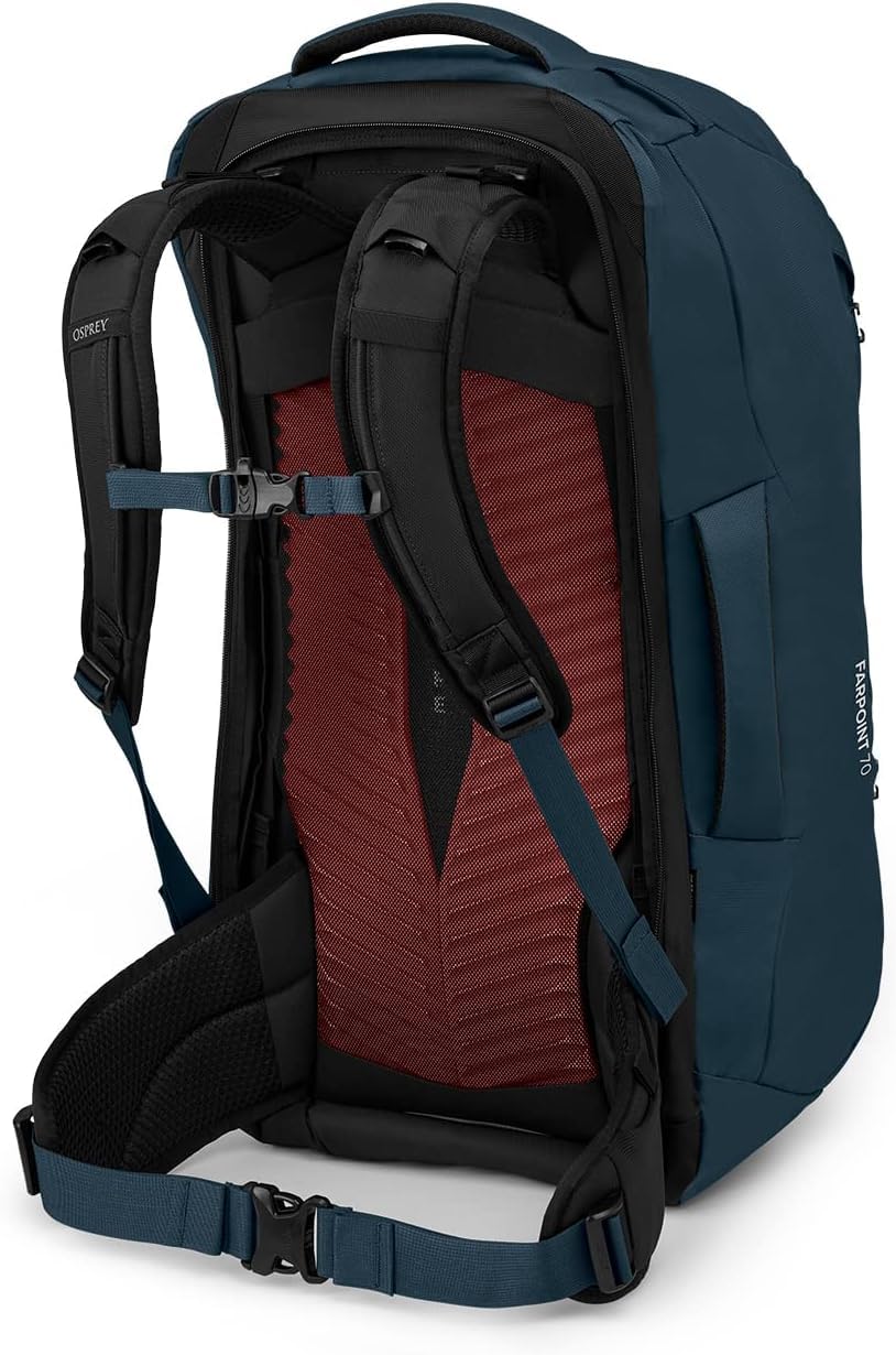 Foto 7 | Mochila De Viaje Osprey Farpoint 70l Para Hombre Tunnel Vision Grey - Venta Internacional.