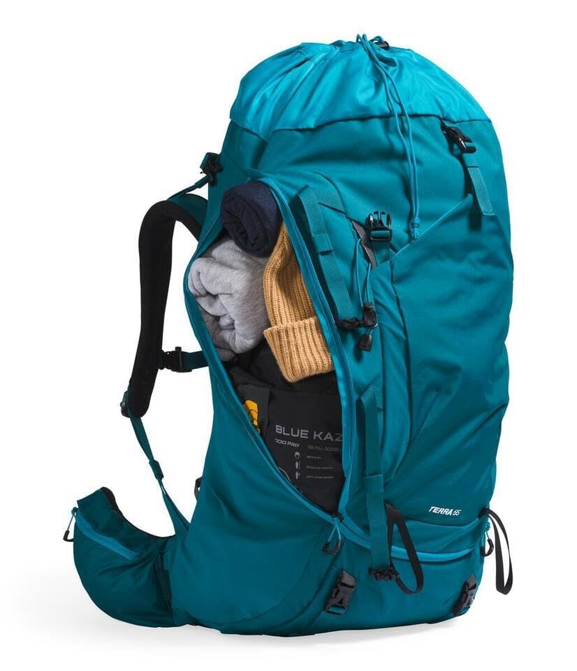 Foto 8 pulgar | Mochila De Mochilero The North Face Terra 55 Para Mujer, Azul - Venta Internacional.