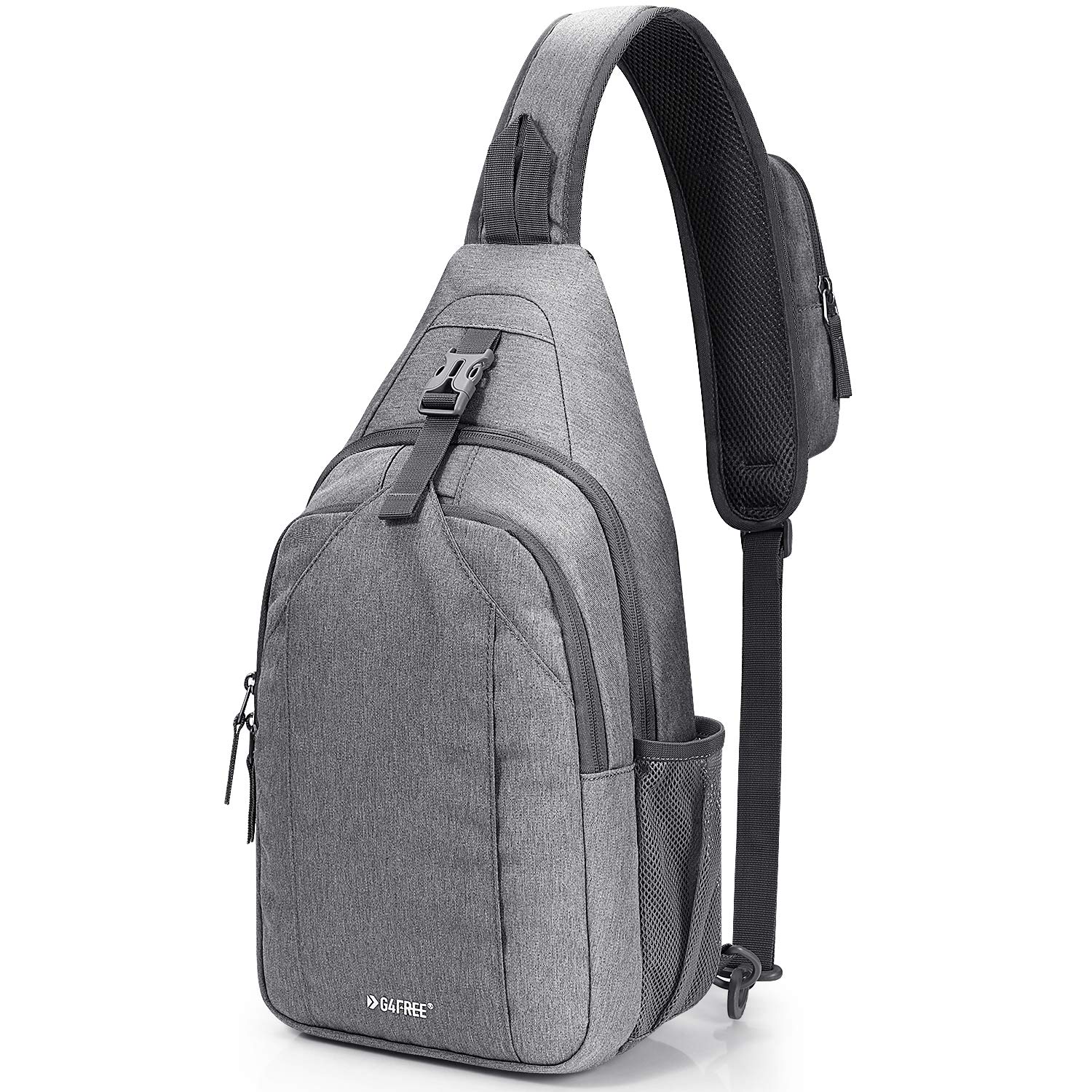 Foto 2 pulgar | Mochila Bandolera G4free Con Bloqueo Rfid, Gris - Venta Internacional.