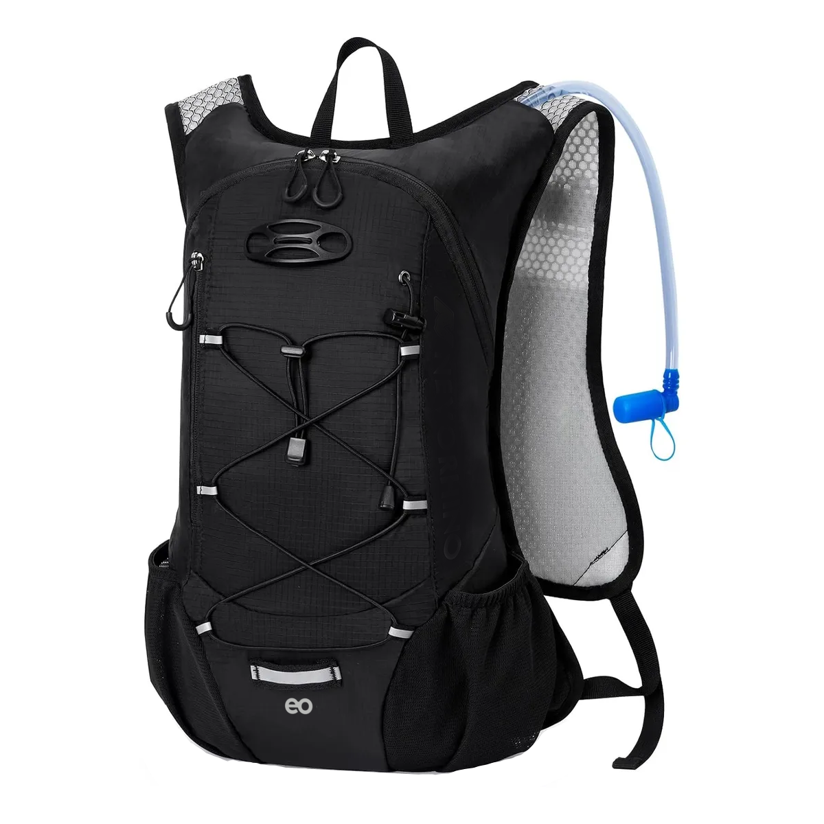 Mochila Hidratación Ciclismo Campismo Bolsa De Agua Viaje 4l Eo Safe Imports Esi-19321 Negro
