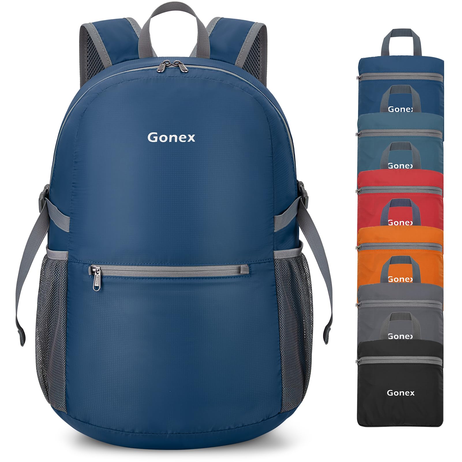 Mochila Gonex Ultraligera, Plegable, Impermeable, 30 L - Venta Internacional.