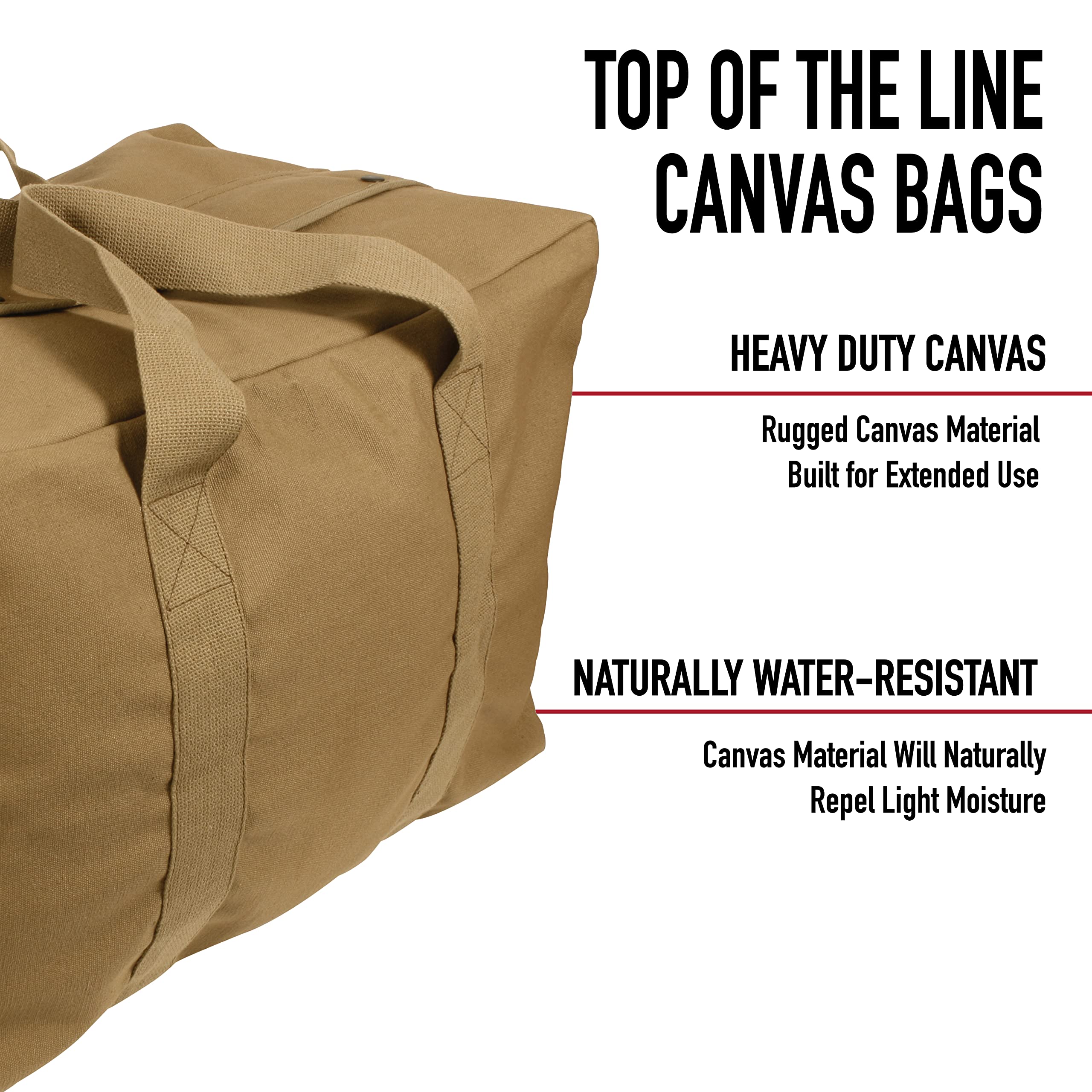 Foto 5 pulgar | Bolsa De Lona Para Paracaídas Rothco, Extra Grande, 75 L, Color Oliva - Venta Internacional.