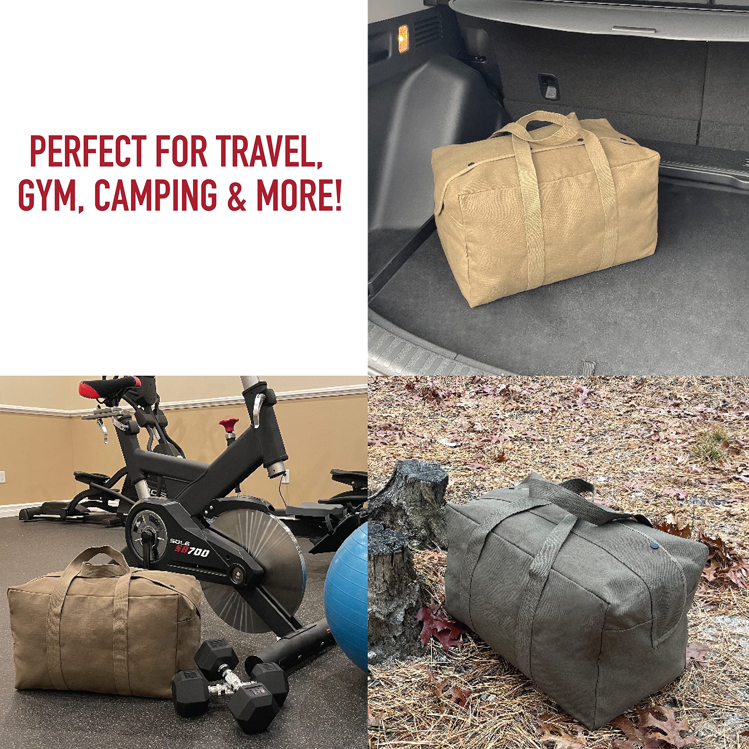 Foto 6 | Bolsa De Lona Para Paracaídas Rothco, Extra Grande, 75 L, Color Oliva - Venta Internacional.