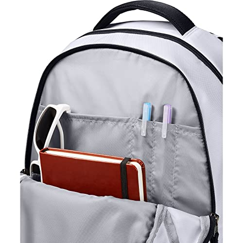 Foto 5 | Mochila Under Armour Hustle Blanco/negro Hidrófugo - Venta Internacional.