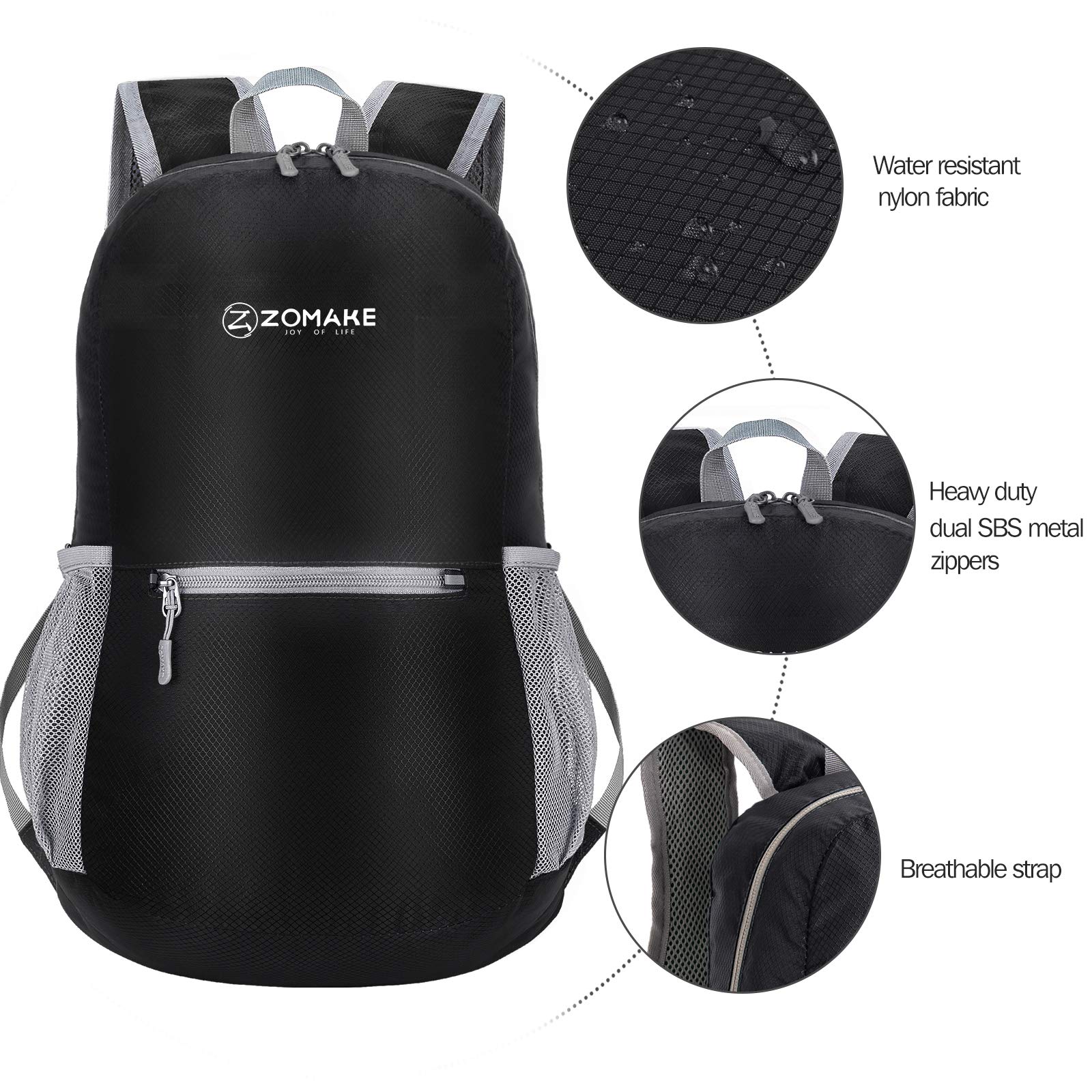 Foto 6 pulgar | Mochila De Senderismo Zomake Ultraligera  Resistente Al Agua  20 L - Venta Internacional.