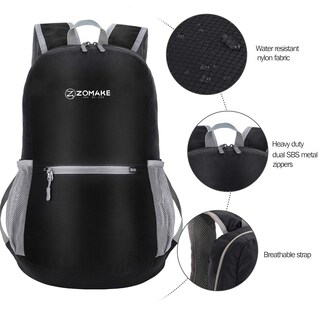 Foto 5 | Mochila De Senderismo Zomake Ultraligera Resistente Al Agua 20 L - Venta Internacional.