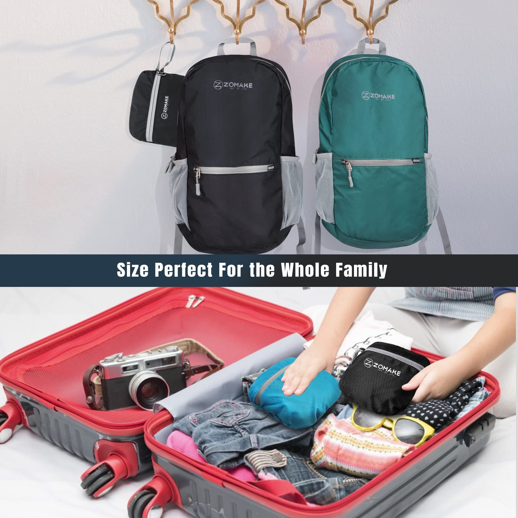 Foto 7 pulgar | Mochila De Senderismo Zomake Ultraligera  Resistente Al Agua  20 L - Venta Internacional.