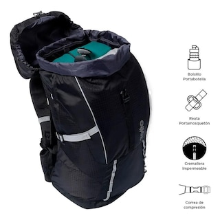Foto 4 | Totto Mochila De Viaje Ergonómica Con Correa Lumbar Y Protector Para Lluvia | Senderismo - Viaje - C