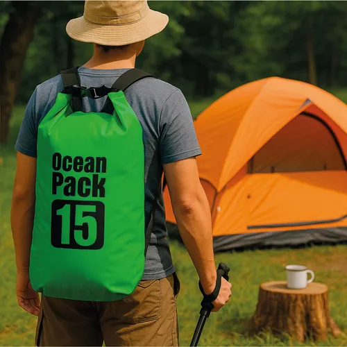 Foto 5 pulgar | Mochila Bolsa Seca Archy Impermeable Contra Agua Resistente Y Plegable Para Senderismo Pesca Playa Mar Campismo Buceo