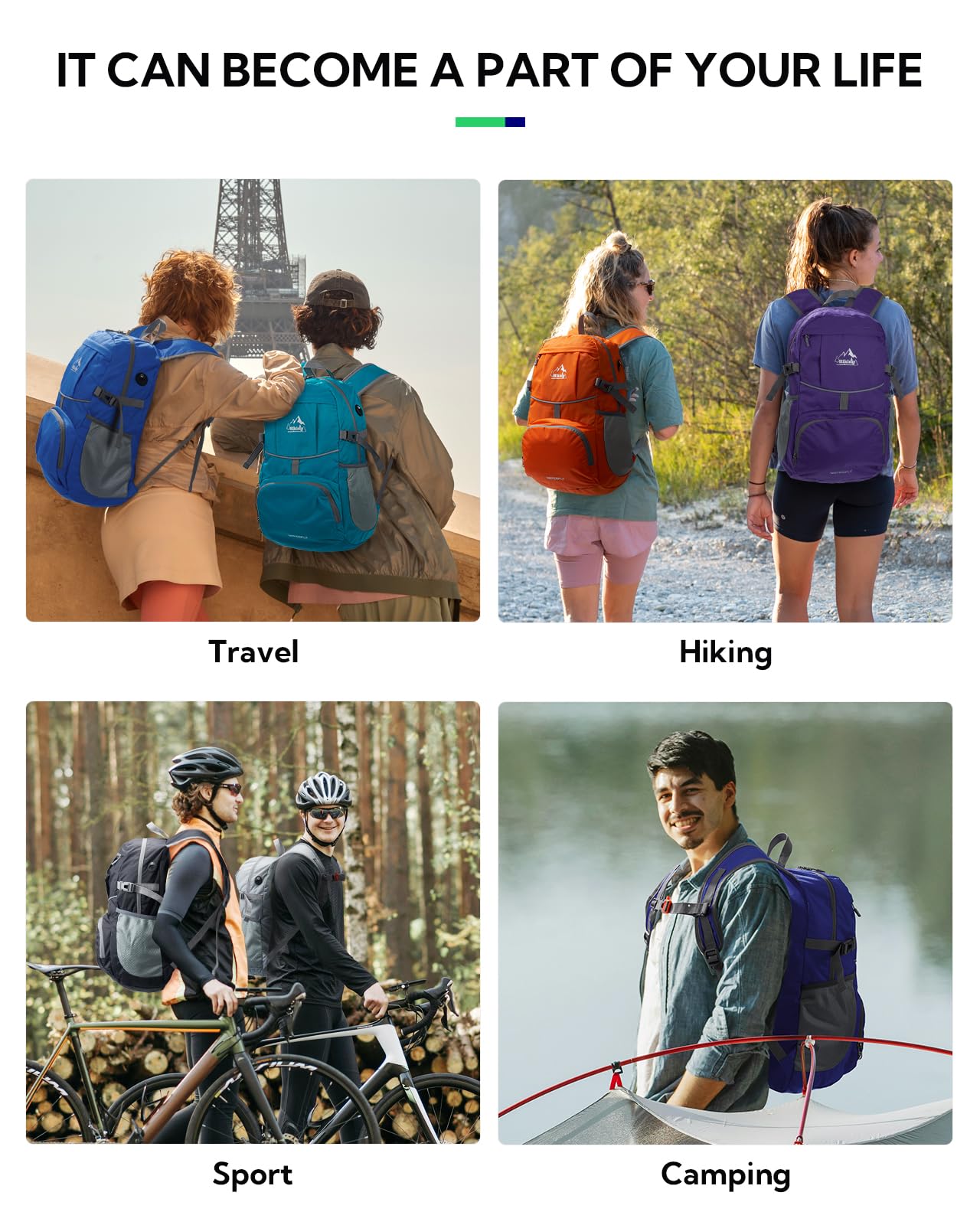 Foto 7 pulgar | Mochila Waterfly Para Senderismo Plegable  25 L  Impermeable - Venta Internacional.