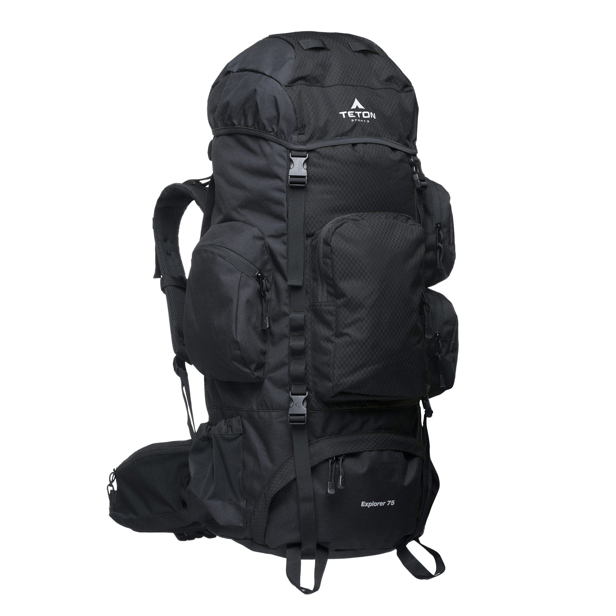 Foto 4 pulgar | Mochila Backpacker Explorer 75l Negra Teton