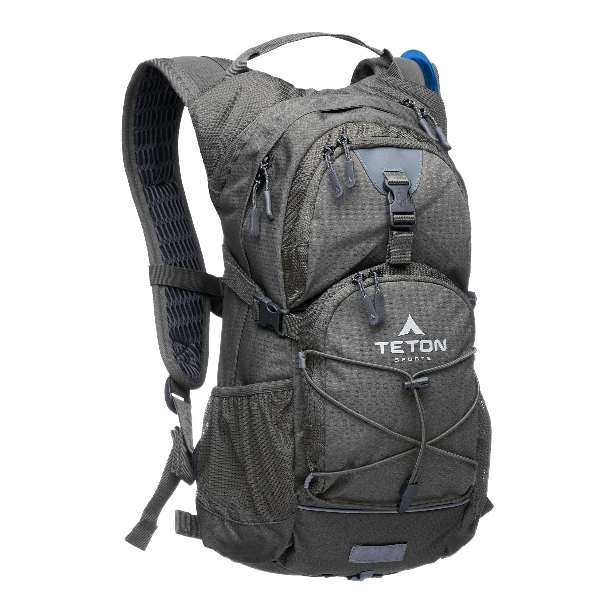 Foto 3 pulgar | Mochila De Hidratación Oasis 22l Con Bolsa De Agua De 3l Gris Teton