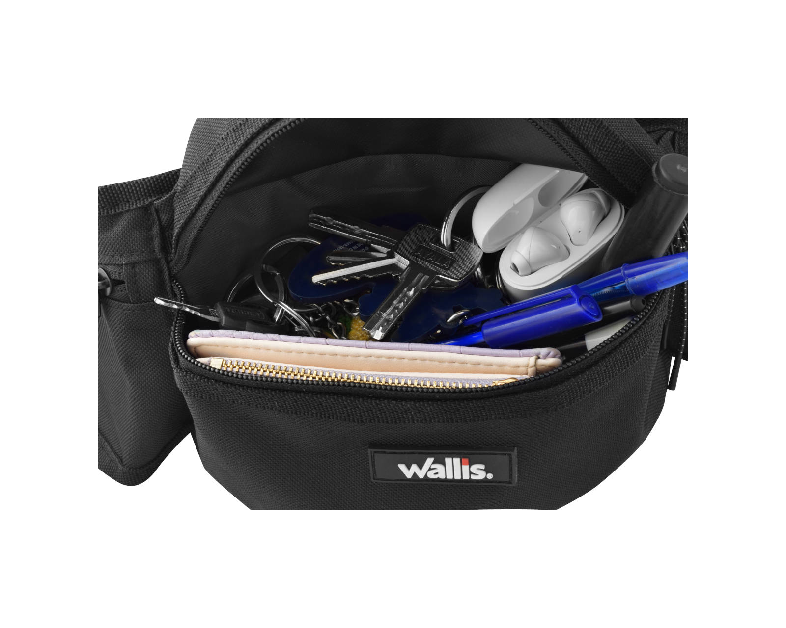 Foto 6 | Cangurera Deportiva Wallis Ajustable color Negro