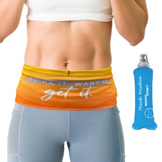 Foto 2 | Cangurera Deportiva RUMVO color Naranja con Botella Flexible de Agua Reversible M Unisex