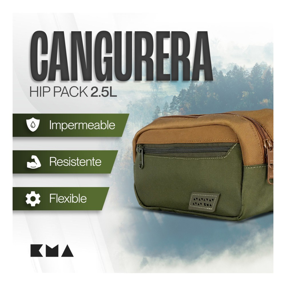 Foto 3 | Cangurera Outdoor Kma 2.5l Color Amarillo Versátil