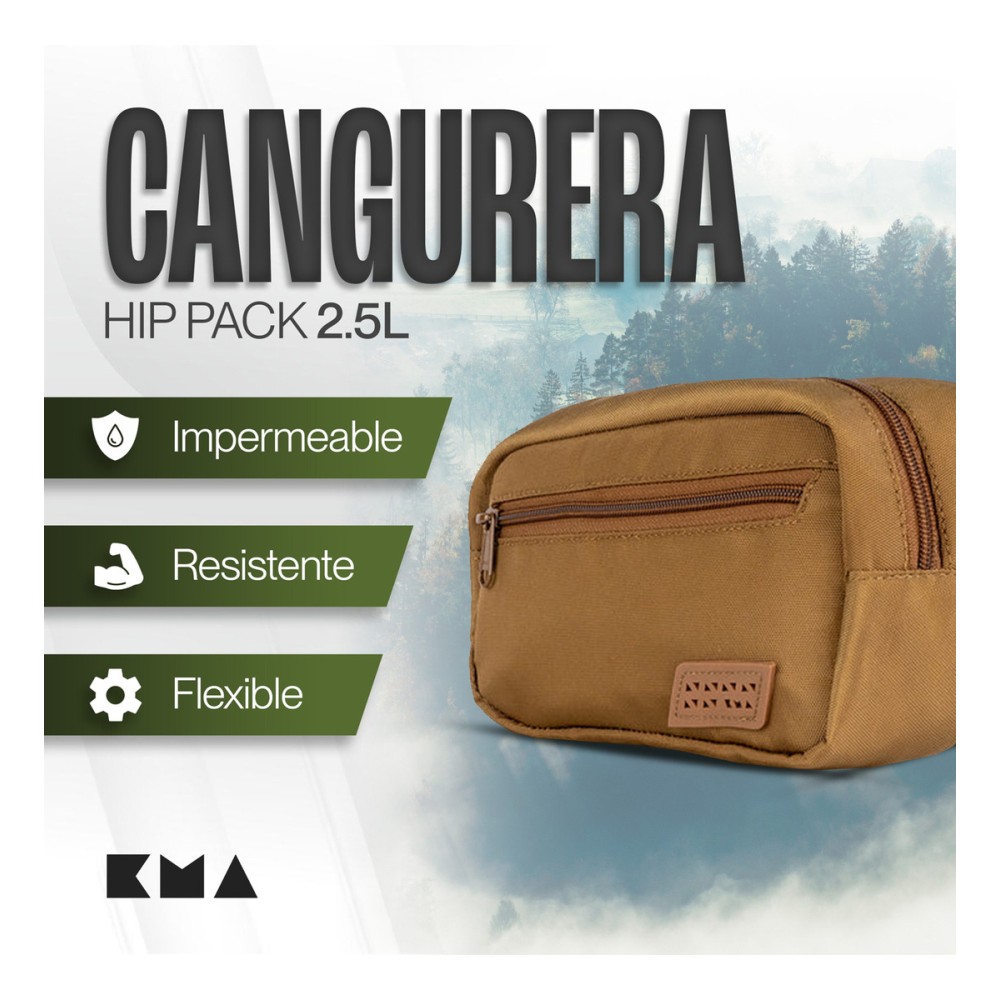 Foto 3 | Cangurera Outdoor Kma 2.5l Color Amarillo Versátil