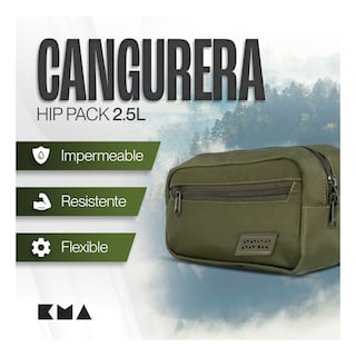 Foto 3 | Cangurera Outdoor Kma 2.5l Color Verde Versátil