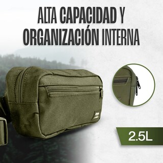 Foto 4 | Cangurera Outdoor Kma 2.5l Color Verde Versátil