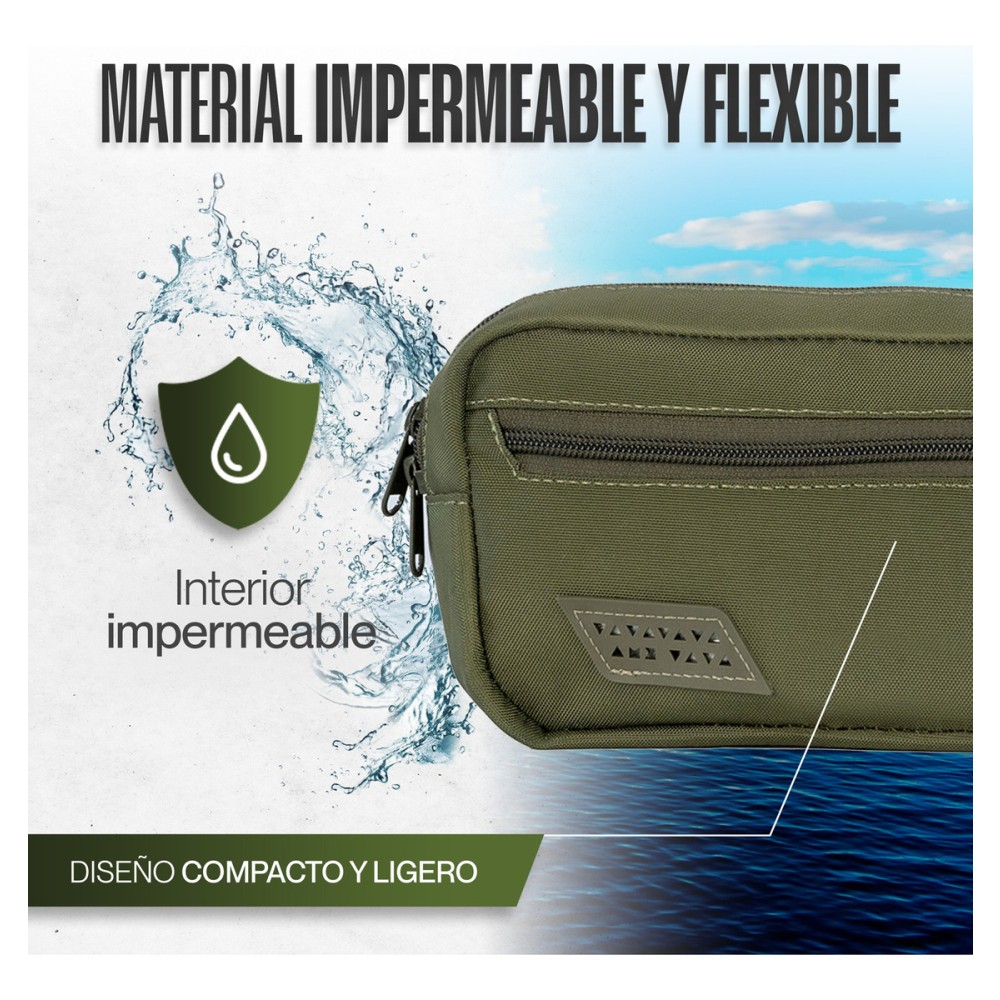 Foto 6 pulgar | Cangurera Outdoor Kma 2.5l Color Verde Versátil