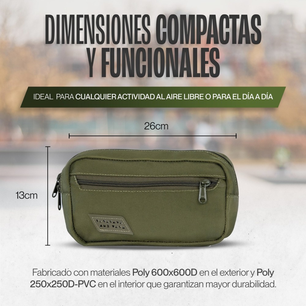 Foto 8 pulgar | Cangurera Outdoor Kma 2.5l Color Verde Versátil
