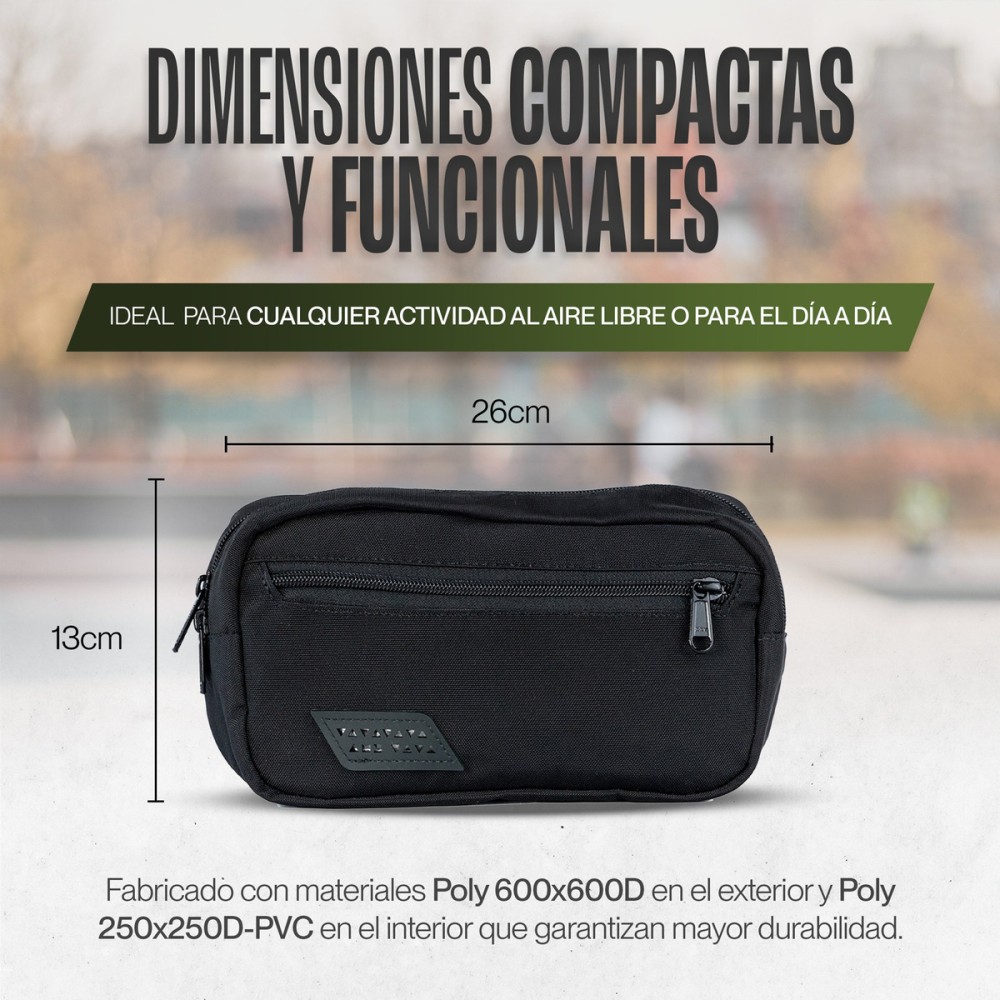 Foto 8 pulgar | Cangurera Outdoor Kma 2.5l Color Negro Versátil