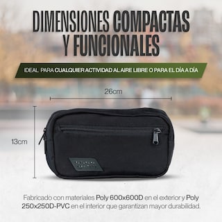 Foto 7 | Cangurera Outdoor Kma 2.5l Color Negro Versátil