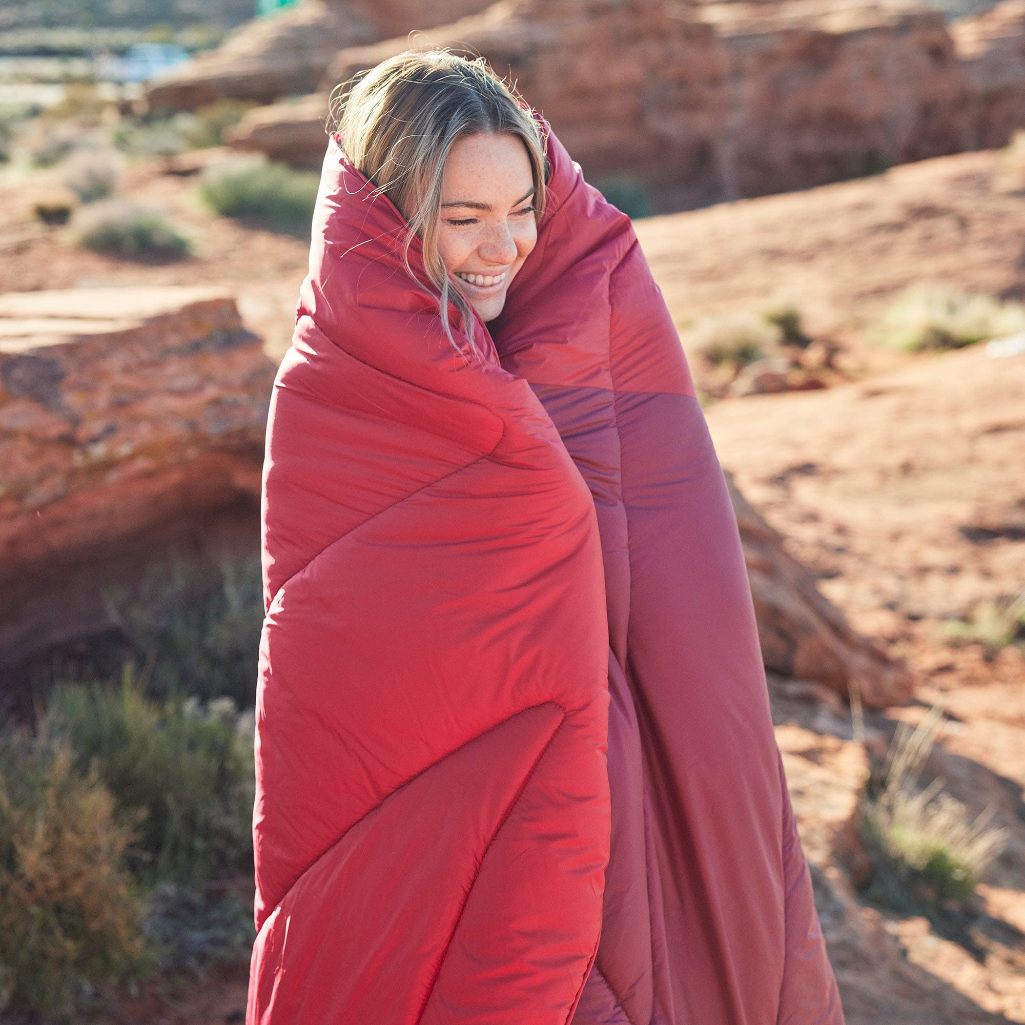 Foto 4 | Manta de Camping  Teton Colcha para Exteriores Acadia Roja