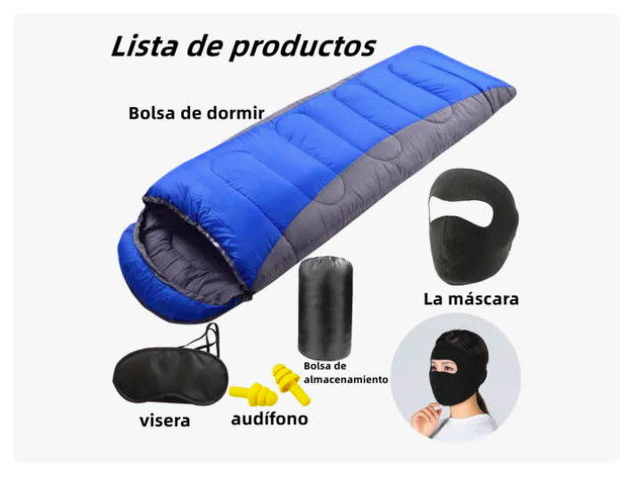 Foto 4 pulgar | Bolsa Xtellar De Dormir Exterior Camping Acampar Sleeping Bag