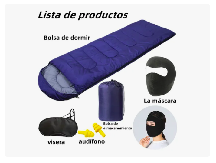 Foto 4 pulgar | Bolsa Xtellar De Dormir Exterior Camping Acampar Sleeping Bag