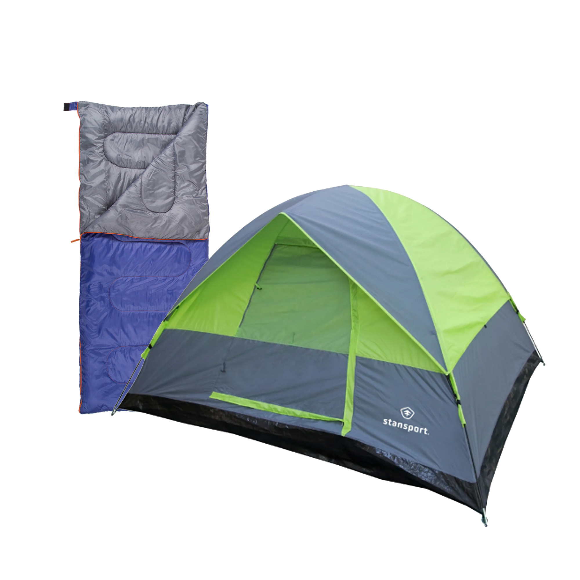 Foto 2 pulgar | Casa de Campaña Stansport Tres Estaciones + Sleeping Bag Redwood NM-01