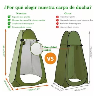 Foto 3 | Tienda de Campaña Eo Safe Imports Esi7656 Cambiador