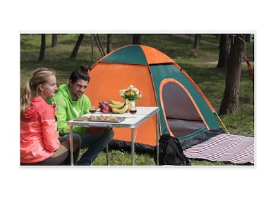 Foto 4 | Casa de Campaña Impermeable color Naranja 2 Personas