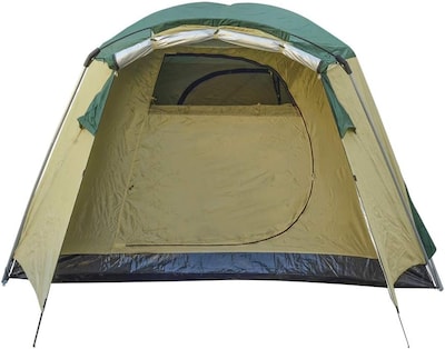 Foto 4 | Tienda de Campaña 4 Personas 2.80X6.25X1.85 M Carpa de Poliéster Piso de Polietileno Impermeabilidad de 2000MM co