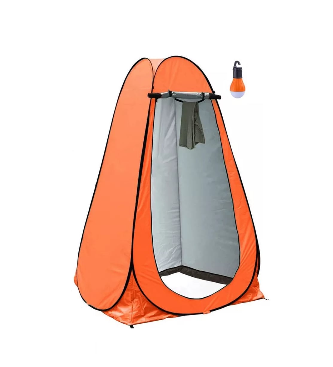 Vestidor y Cambiador Portátil - Tienda de Campaña 1.9 m Camping/Playa Naranja $1,583