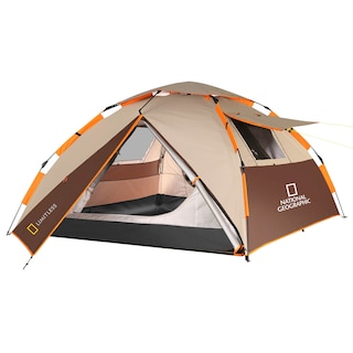Foto 1 | Tienda de Campaña Automática Nat Geo Cng420b Fiordland IV Para 4 Personas Café