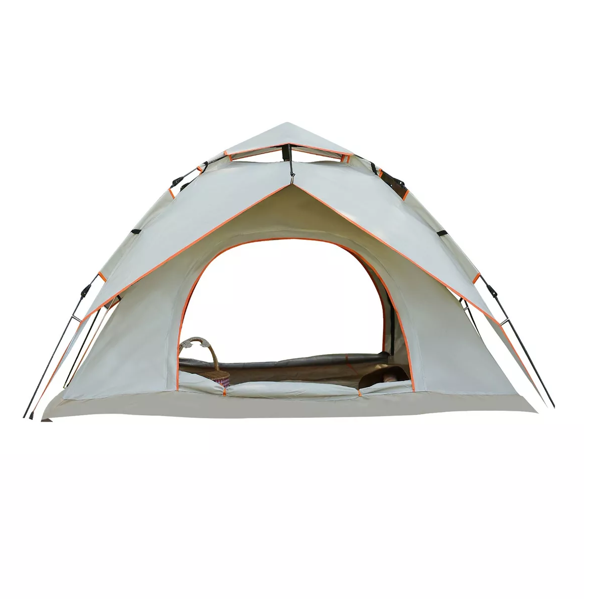 Tiendas Casa Campaña Portátil 4 Personas Alta Capacidad Eo Safe Imports Esi-16868 Blanco