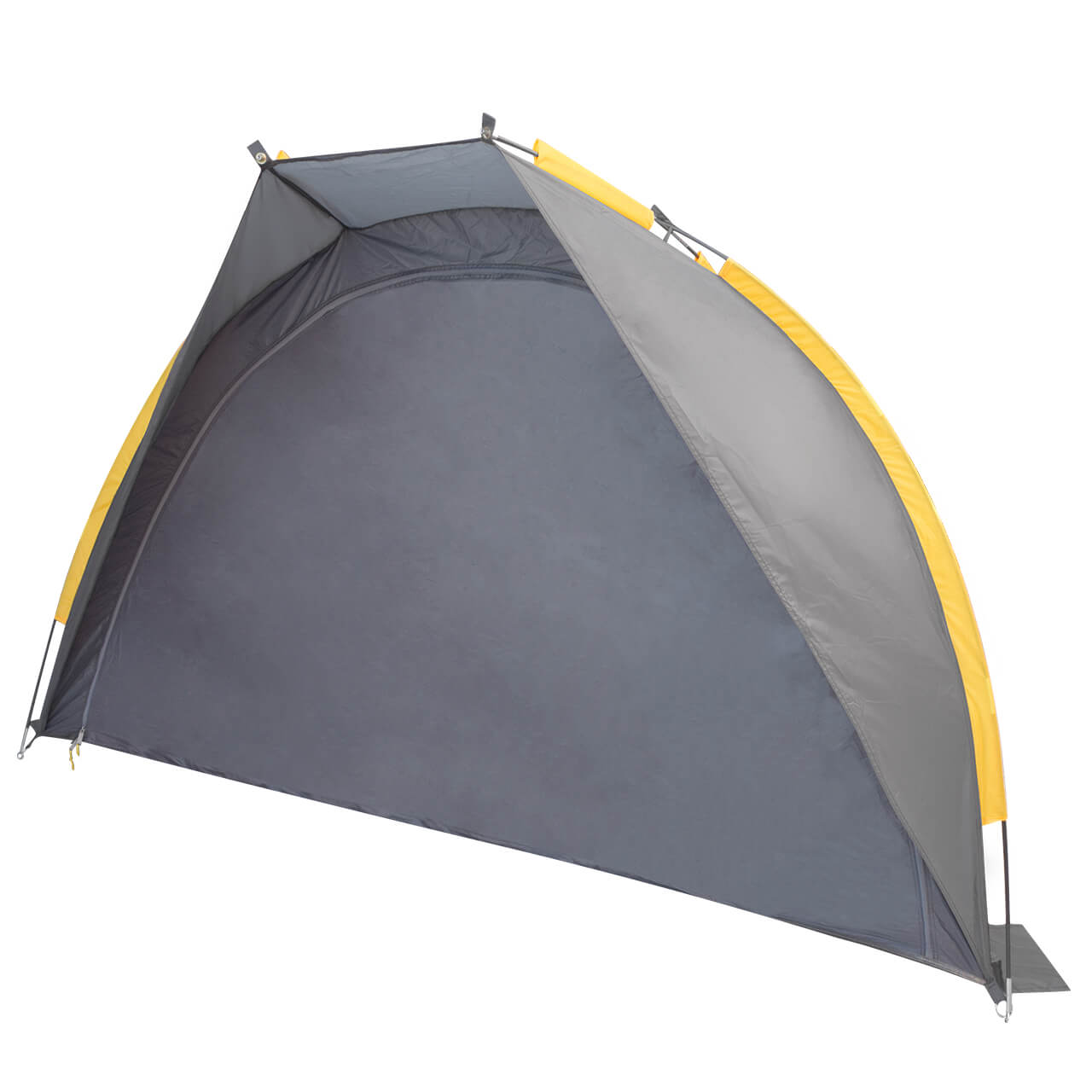 Foto 4 pulgar | Tienda De Playa Beach Shelter Para 2 Personas, Resistente A Llovizna, Gris Con Azul
