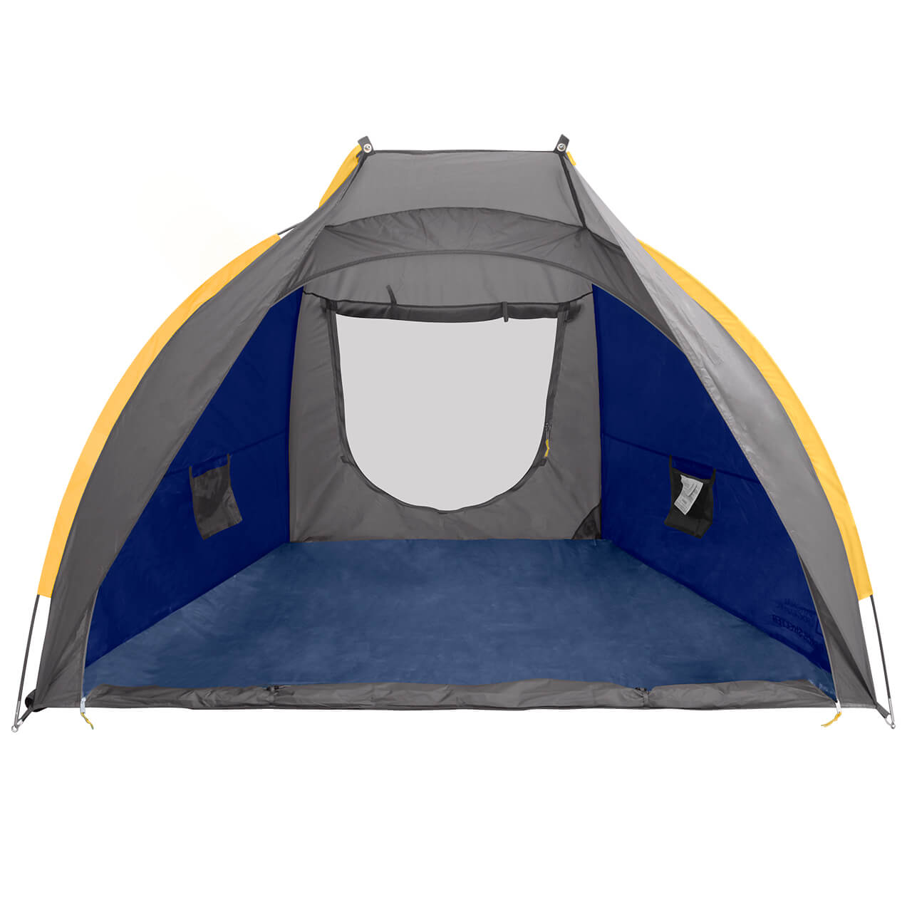 Foto 7 | Tienda De Playa Beach Shelter Para 2 Personas, Resistente A Llovizna, Gris Con Azul