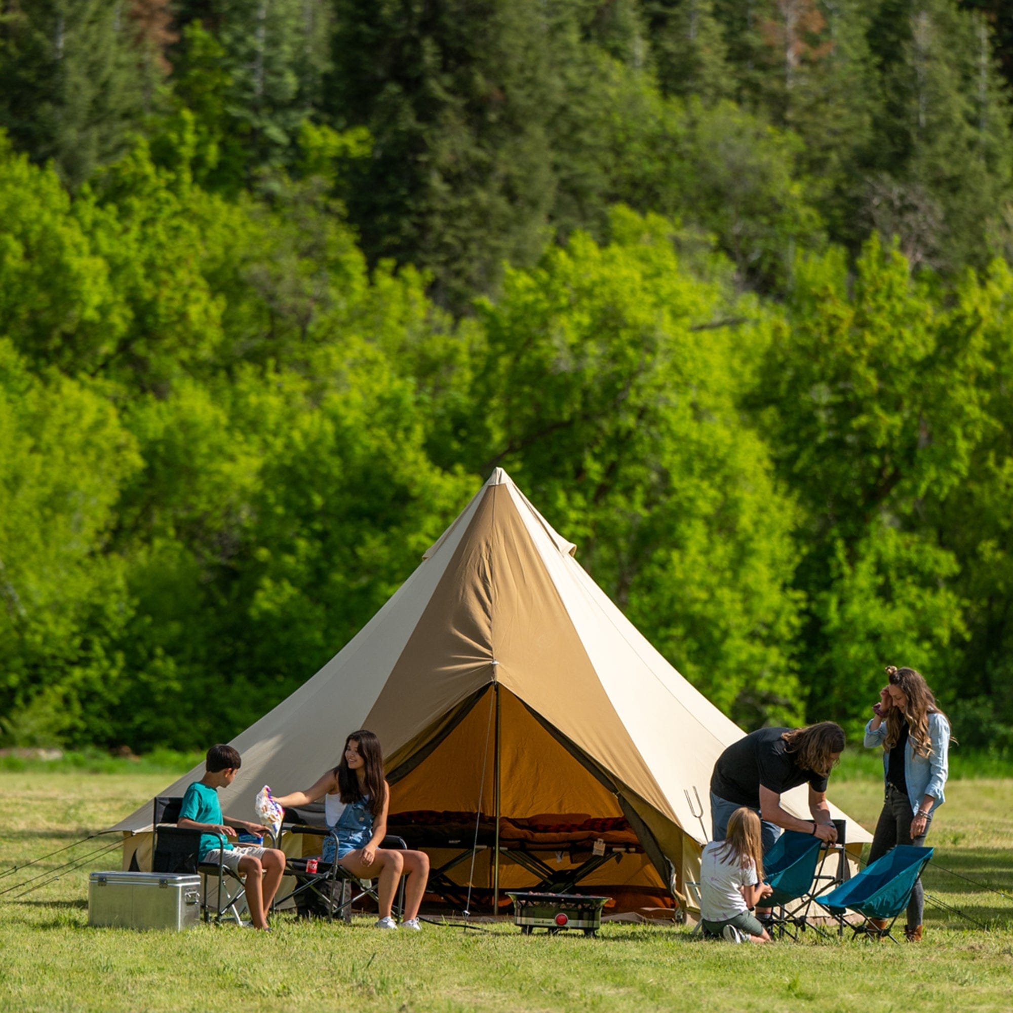 Foto 2 | Tipi Para 6 Personas Sierra 12'' (3.6m Diámetro) 4 Estaciones Teton