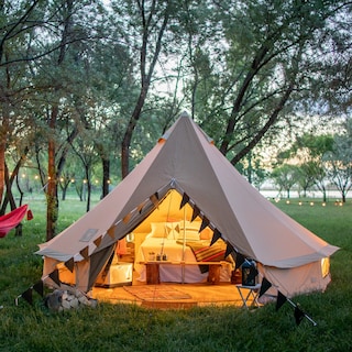 Foto 3 | Tipi De Lona De Algodón Para 8 Personas Sierra Canvas 16'' (4.8m Diámetro) 4 Estaciones Teton