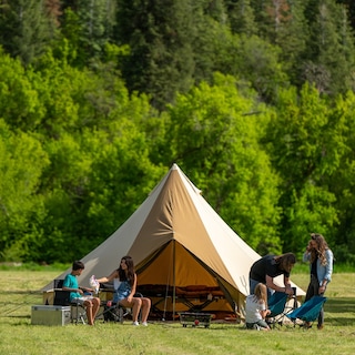 Foto 5 | Tipi De Lona De Algodón Para 8 Personas Sierra Canvas 16'' (4.8m Diámetro) 4 Estaciones Teton