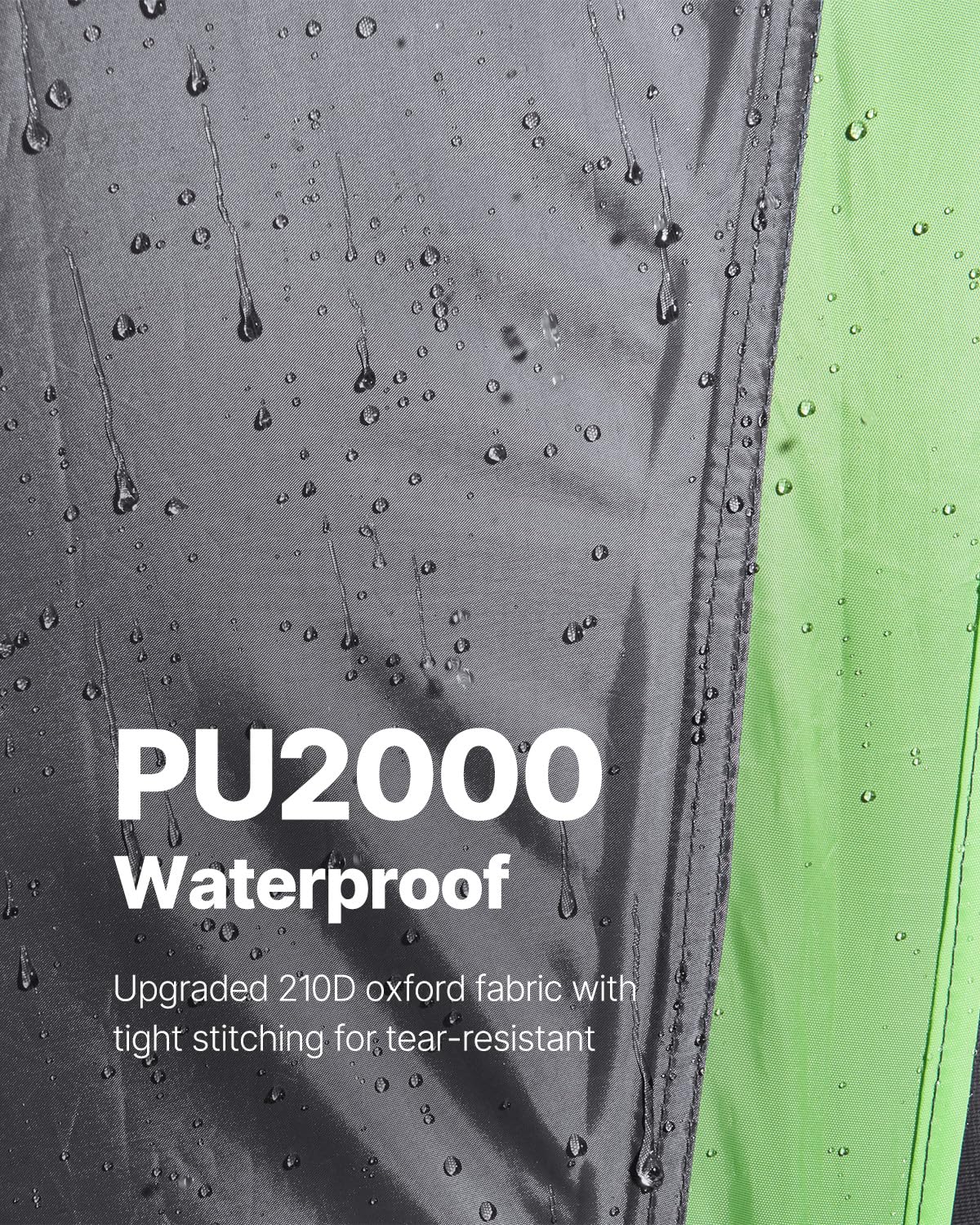 Foto 5 | Tienda De Campaña Vevor Para Acampar Impermeable Para 2 A 3 Personas Con Toldo - Venta Internacional.