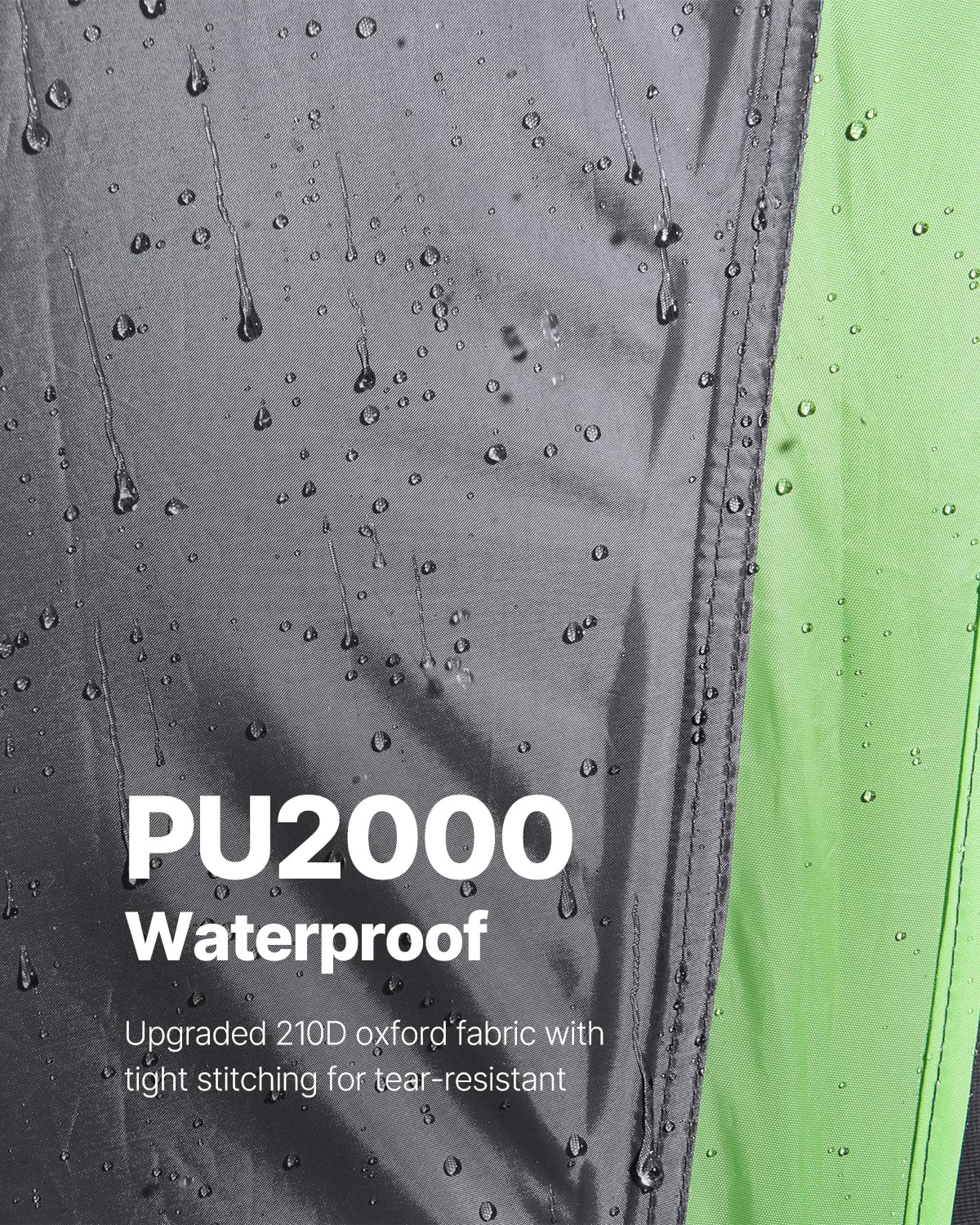 Foto 6 pulgar | Tienda De Campaña Vevor Para Acampada Impermeable Para 2 A 3 Personas, 160 X 160 X 215 Cm - Venta Internacional.