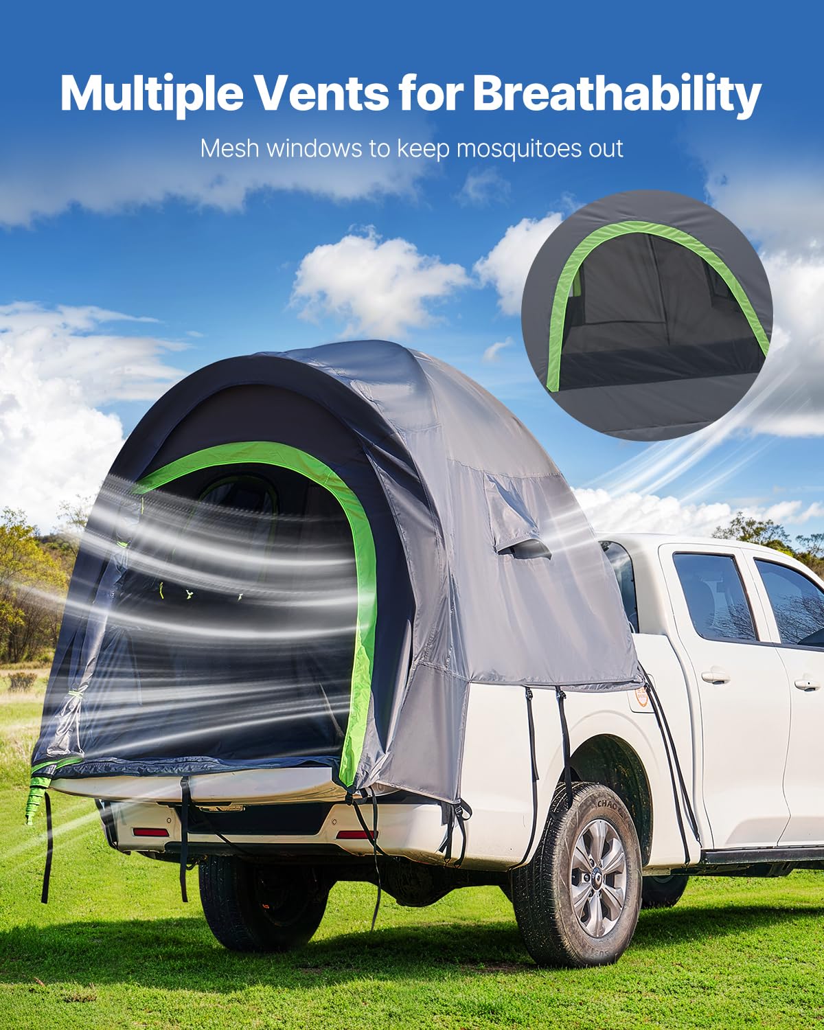 Foto 8 pulgar | Tienda De Campaña Vevor Para Acampada Impermeable Para 2 A 3 Personas, 160 X 160 X 215 Cm - Venta Internacional.